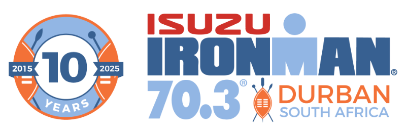 ISUZU IRONMAN 70.3 Durban 2025 logo