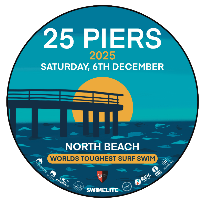 25 Piers Challenge presented by Durban Surf Lifesaving Club 2025 logo